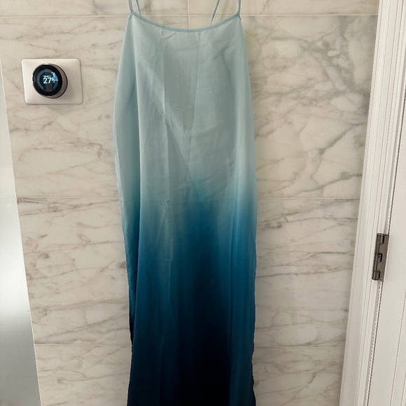 Blue Ombré Cover-Up Dress - Picture 1 of 4